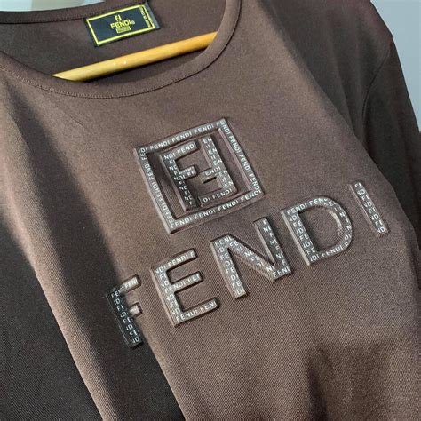 fendi t shirt vintage|fendi t shirt original.